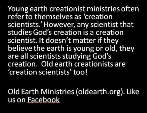 Old Earth Ministries Meme Creation Scientists