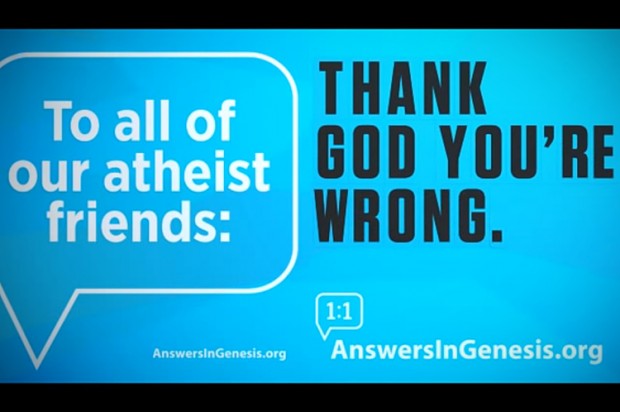 Answers In Genesis New Year's Ad